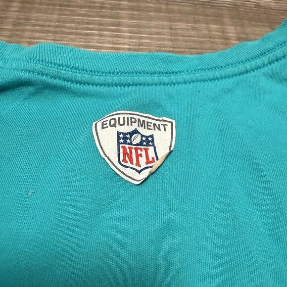 Nike Miami Dolphins Shirt Mens 2XL Aqua Dri-Fit Football Training Tee - Picture 6 of 8